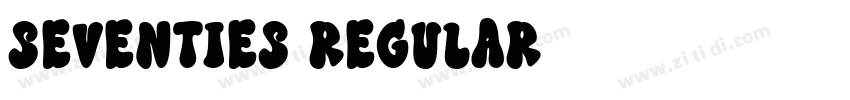 Seventies Regular字体字体转换